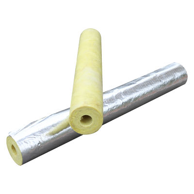 Glass Wool Pipe Insulation with Aluminium Cloth Facing for Outdoor Applications