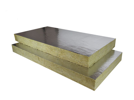 Aluminum Foil Faced Rock Wool Board - High-Efficiency Thermal & Acoustic Insulation for Walls and Ducts