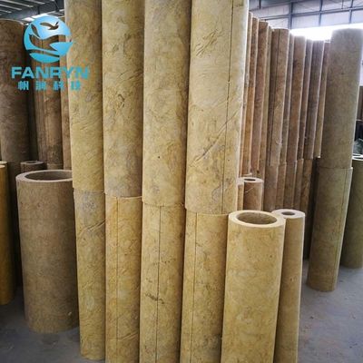 HVAC Rockwool Pipe Section for Pre-Insulated Heating and Cooling Pipes