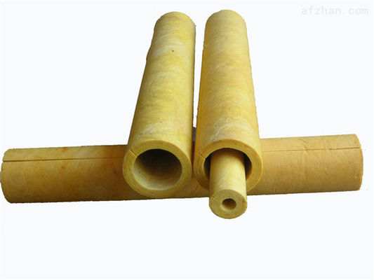 High-Temp Glass Wool Pipe Sections for Industrial Heating/Cooling Pipelines