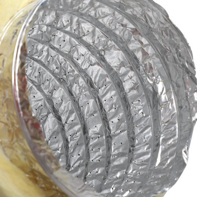 Custom Reinforced Coat Insulated Flexible Aluminum Foil Flexible Duct Aluminum Air Duct Insulated Flexible Ducts