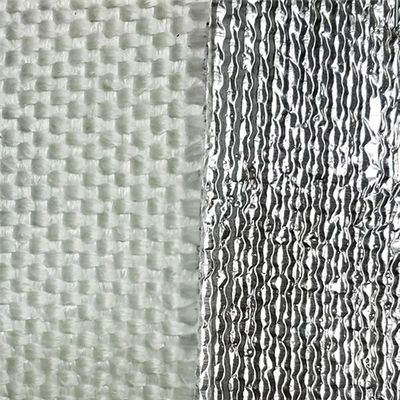Flame Retardant Aluminum-Glass Cloth Foil Facing - Duct Wrap and Mineral Wool Lamination for Building Insulation