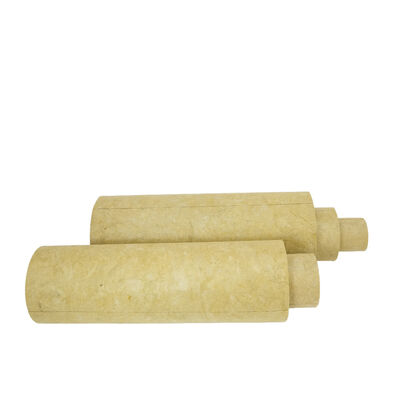 FANRYN Rock Wool Pipe - Non-combustible Class A1 Mineral Wool Pipe with 0.035 W/m·K Thermal Conductivity and -270°C to 700°C Temperature Resistance