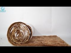 Chăn bông thủy tinh màu nâu MỚI với lớp phủ màu trắng